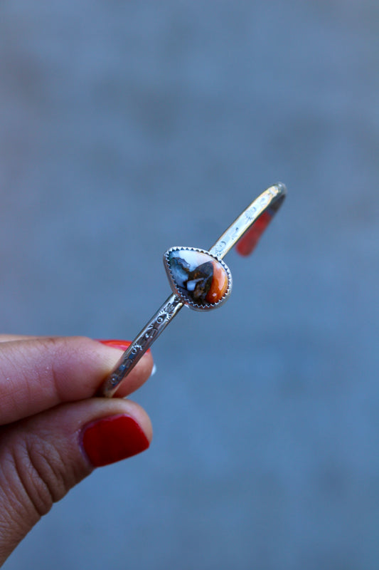 Spiny Oyster Kingman Cuff Bracelet