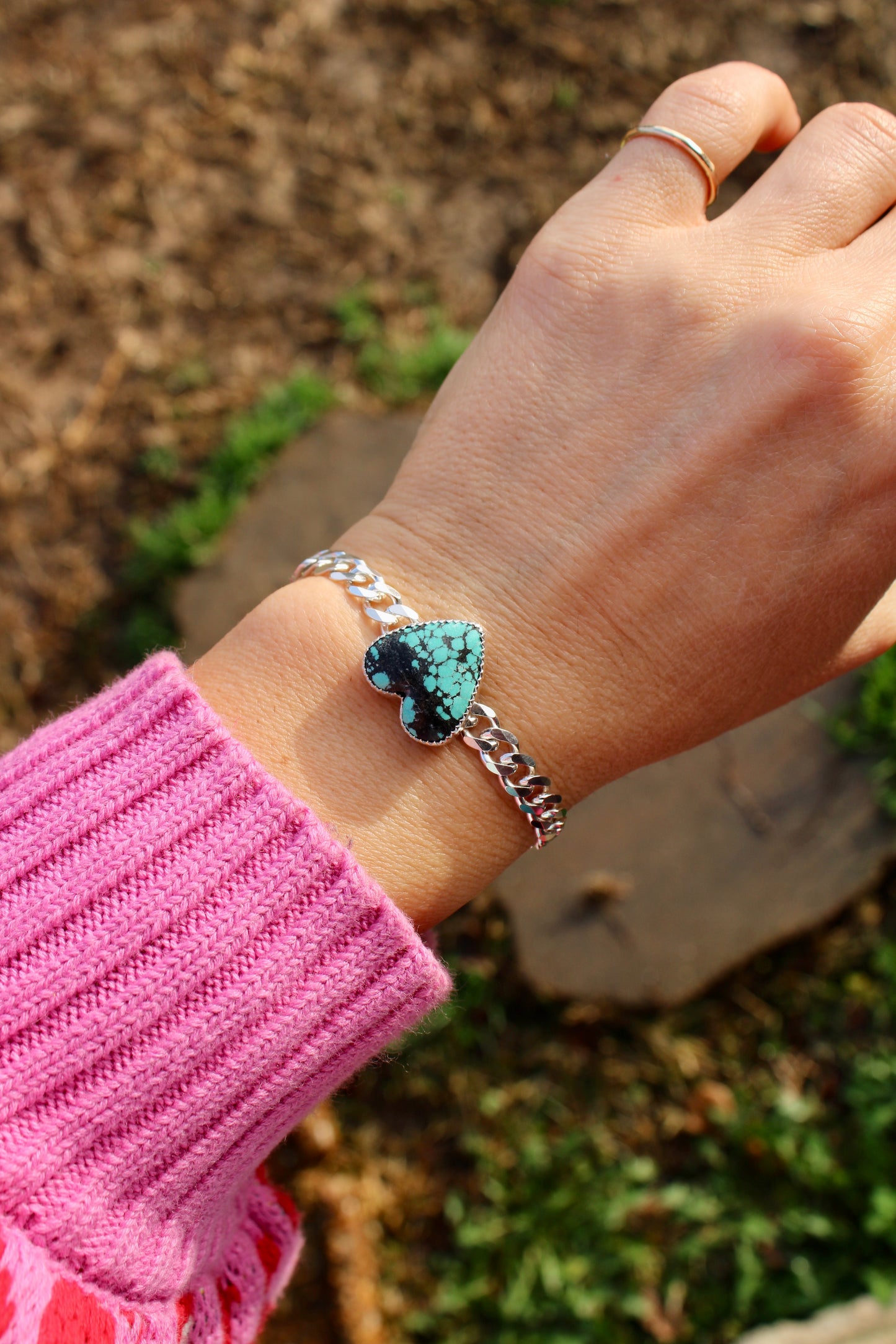 Heart Bracelet #2 ( Blue )