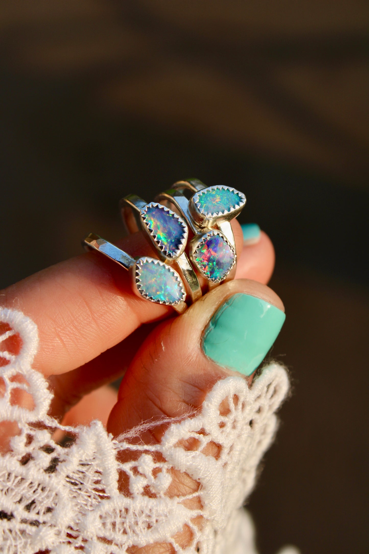 OPAL DOUBLET RING SIZE 6.25