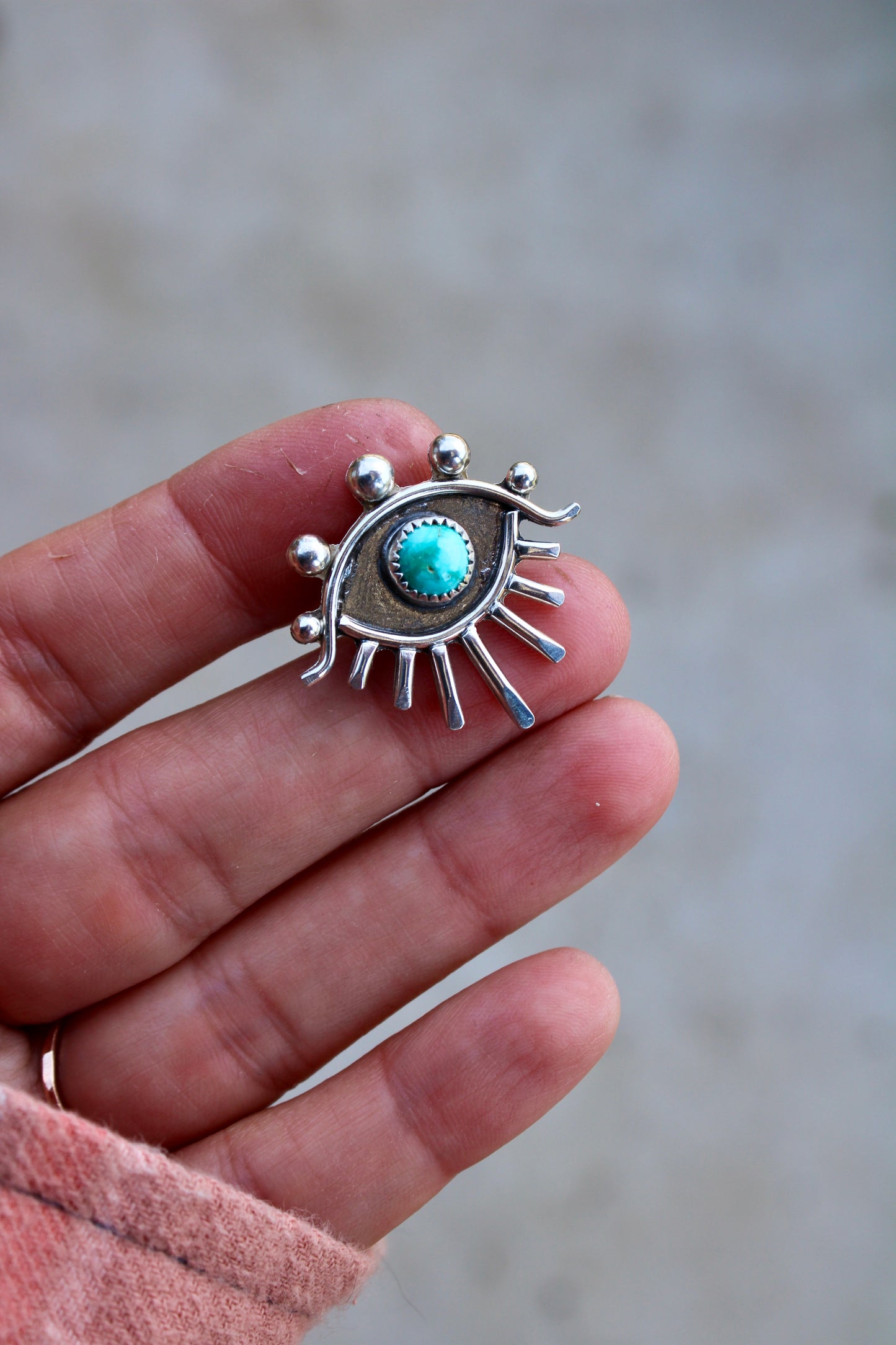 VISION EAR CUFF WITH SIERRA NEVADA TURQUOISE